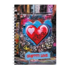 Блокнот Economix А5 пластикова обкладинка, спіраль, 80 аркушів, клітинка (E21957-03)