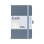 Книга записна Axent Partner 125x195 мм 96 аркушів, клітинка сіра (8201-62-A)