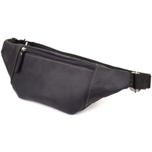 Сумка Shvigel З натуральної шкіри Чорна (23120)