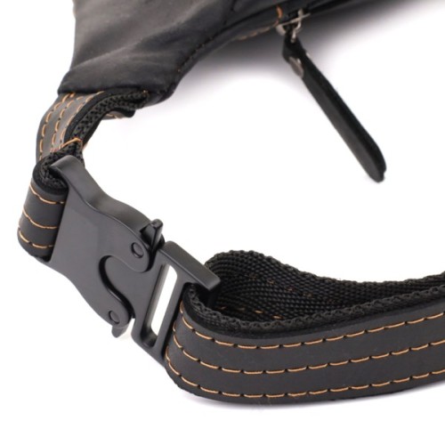 Сумка Shvigel З натуральної шкіри Чорна (23120)