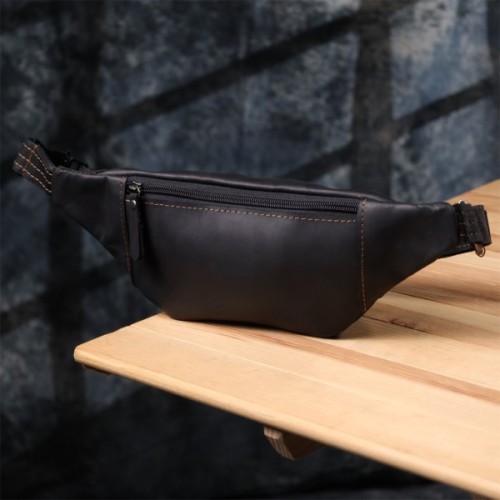 Сумка Shvigel З натуральної шкіри Чорна (23120)