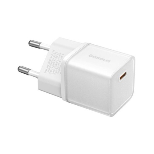 Зарядний пристрій Baseus 1xUSB-C 30W GaN5S white (P10162504213-00)