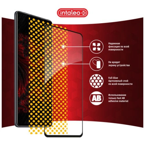 Скло захисне Intaleo Full Glue Xiaomi Mi 11T Pro Black (1283126518775)