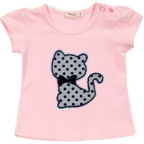 Футболка дитяча Breeze з котиком і капрі (13390-86G-pink)