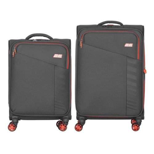 Набір валіз 2E Trek (M+S), сірі (2E-SPE-TREK-SET4-GR)