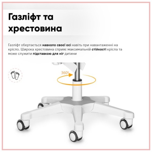 Парта з кріслом ErgoKids TH-330 W/PN + Y-208 KP