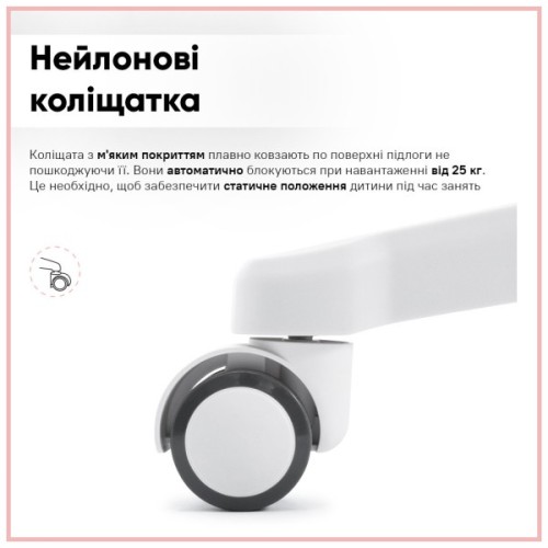 Парта з кріслом ErgoKids TH-330 W/PN + Y-208 KP