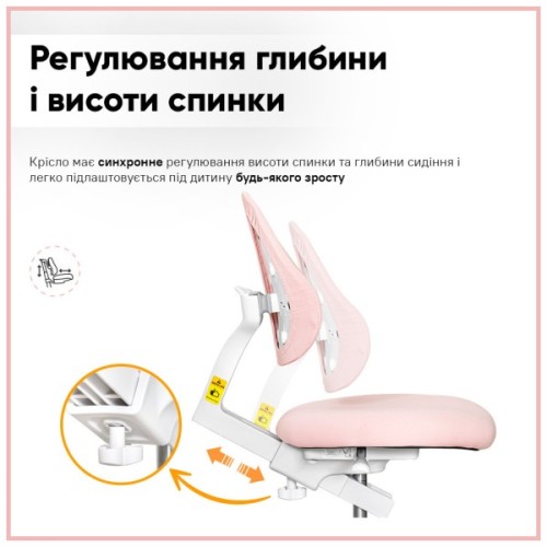 Парта з кріслом ErgoKids TH-330 W/PN + Y-208 KP