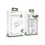 Дата кабель USB 2.0 AM to Lightning 1.2m 30W nylon white Acefast (6974316286240)