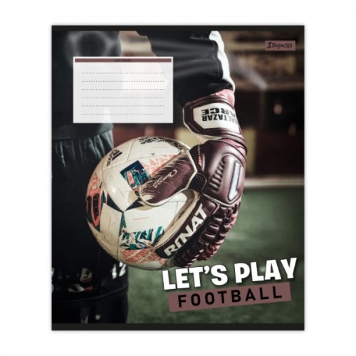 Зошит 1 вересня Let's play football А5 18 аркушів лінія (768751)