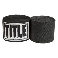 Бинт для спорту Title Boxing Select 180" Semi Elastic Mexican 4.5м Black (SMHW XL BK)