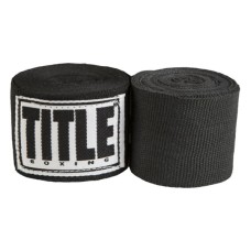 Бинт для спорту Title Boxing Select 180" Semi Elastic Mexican 4.5м Black (SMHW XL BK) Бинт для спорту Title Boxing Select 180" Semi Elastic Mexican 4.5м Black (SMHW XL BK)