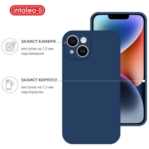 Чохол до мобільного телефона Intaleo SoftShell Apple iPhone 14 Plus Blue (1283126557712)
