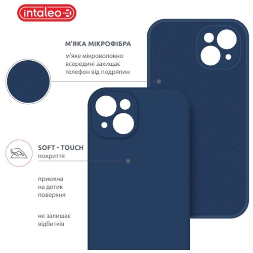 Чохол до мобільного телефона Intaleo SoftShell Apple iPhone 14 Plus Blue (1283126557712)