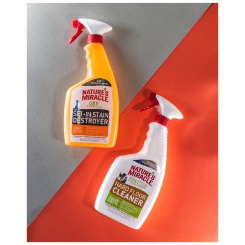 Спрей для тварин 8in1 Nature's Miracle для усунення плям і запахів від котів 709 мл (18065981707)