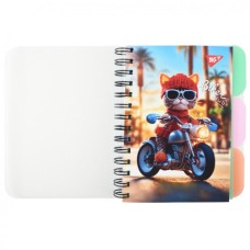 Блокнот Yes В6 Creative animals 144 аркуша пластикова обкладинка (681979)