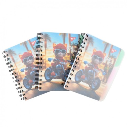 Блокнот Yes В6 Creative animals 144 аркуша пластикова обкладинка (681979)