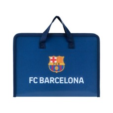 Папка - портфель Kite на блискавці A4 FC Barcelona, 1 відділення (BC25-202)