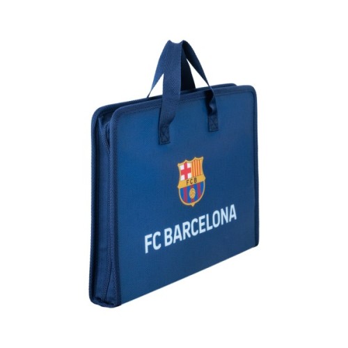 Папка - портфель Kite на блискавці A4 FC Barcelona, 1 відділення (BC25-202)