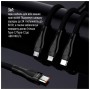 Дата кабель USB-C to Lightning + Micro 5P + USB-C 1.2m 3.0A (PD60W data) Black ColorWay (CW-CBPDU3060-BK)