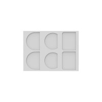 Форма для випікання Silikomart Chablon Buche 96x73 - 87x70 - 96x73 h 2 мм (CHA06 CHABLON BUCHE)