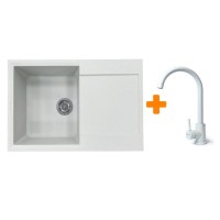 Мийка кухонна Adamant Horizon Old stone + змішувач (182496911510)