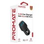Зарядний пристрій Promate 17W 2xUSB (voltrip-duo.black)