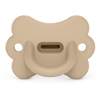 Пустушка Suavinex Colour Essence фізіологічна у формі метелика, 6-18 місяців, бежева (308917)