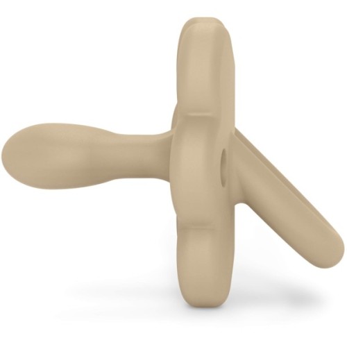 Пустушка Suavinex Colour Essence фізіологічна у формі метелика, 6-18 місяців, бежева (308917)