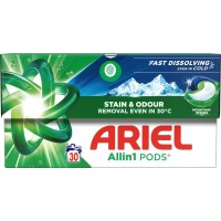 Капсули для прання Ariel Pods All-in-1 Гірське джерело 30 шт. (8700216765480)