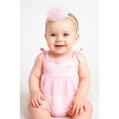 Боді дитяче Tongs праздничное (4101-62G-pink)