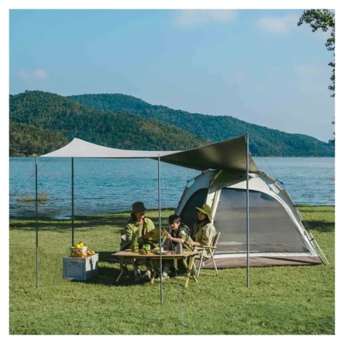 Намет Naturehike тримісний автоматичний із тентом Ango CNK2550WS01 L, сірий (6975641888321)