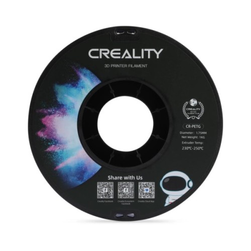 Пластик для 3D-принтера Creality PETG 1.75мм, red, 1кг (3301030038)