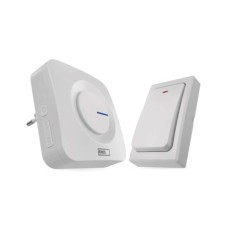 Дверний дзвінок EMOS бездротовий P5729 живлення від мережі 220В з кнопкою BATTERY-FREE (P5729)