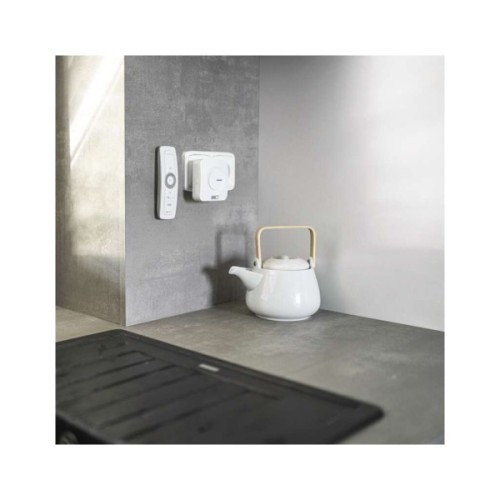 Дверний дзвінок EMOS бездротовий P5729 живлення від мережі 220В з кнопкою BATTERY-FREE (P5729)