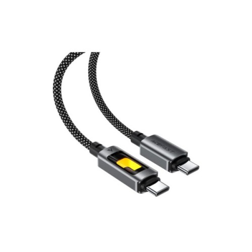 Дата кабель USB-C to USB-C 1.2m 60W black Acefast (6974316284666)