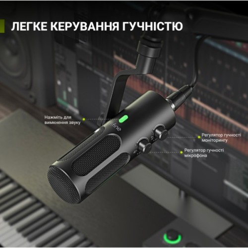 Мікрофон Fifine Tank 3 USB/XLR Black (Tank3)