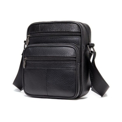 Сумка Vintage Месенджер Чорна (14992)