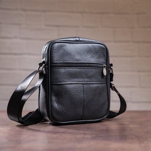 Сумка Vintage Месенджер Чорна (14992)