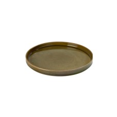 Тарілка By Bone серія "Helix Bamboo" кругла з бортом 90° 27 см (HL-BB-27-RD)