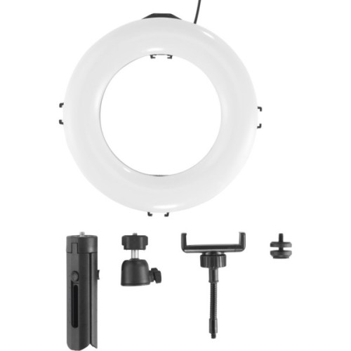 Набір блогера Hama Smartphone Tripod Smart-80 V2, 9.5cм, Bluetooth, LED ring (00004657)