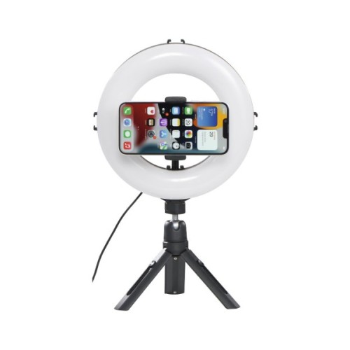 Набір блогера Hama Smartphone Tripod Smart-80 V2, 9.5cм, Bluetooth, LED ring (00004657)