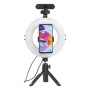 Набір блогера Hama Smartphone Tripod Smart-80 V2, 9.5cм, Bluetooth, LED ring (00004657)