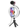 Набір блогера Hama Smartphone Tripod Smart-80 V2, 9.5cм, Bluetooth, LED ring (00004657)