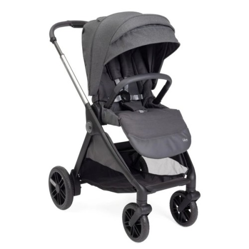 Коляска Chicco 2 в 1 Bellagio Темно-сіра (2900990878017) (87136.45.01)