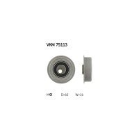 Ролик натягувача ременя SKF VKM 75113