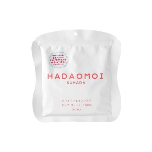Маска для обличчя Kor Japan Hadaomoi White Face Mask Освітлювальна Тканинна 30 шт (4571365221981)