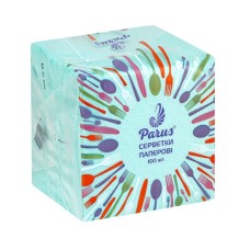 Серветки столові Parus 1 шар Зелені 100 шт. (4820044170233)