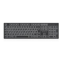 Клавіатура REAL-EL RK-725W Wireless/Bluetooth Black (EL123100061)