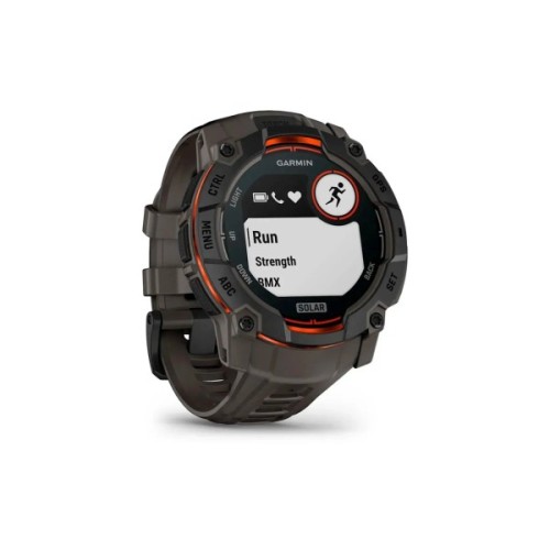 Смарт-годинник Garmin Instinct 3, 50mm, Solar, Black Bezel with Charcoal Band, GPS (010-02935-00)